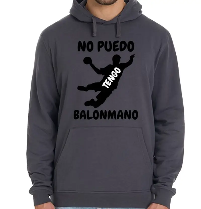 Felpa unisex con cappuccio Non posso ho palla fallo hand