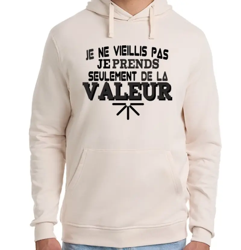 Felpa unisex con cappuccio non sto invecchiando