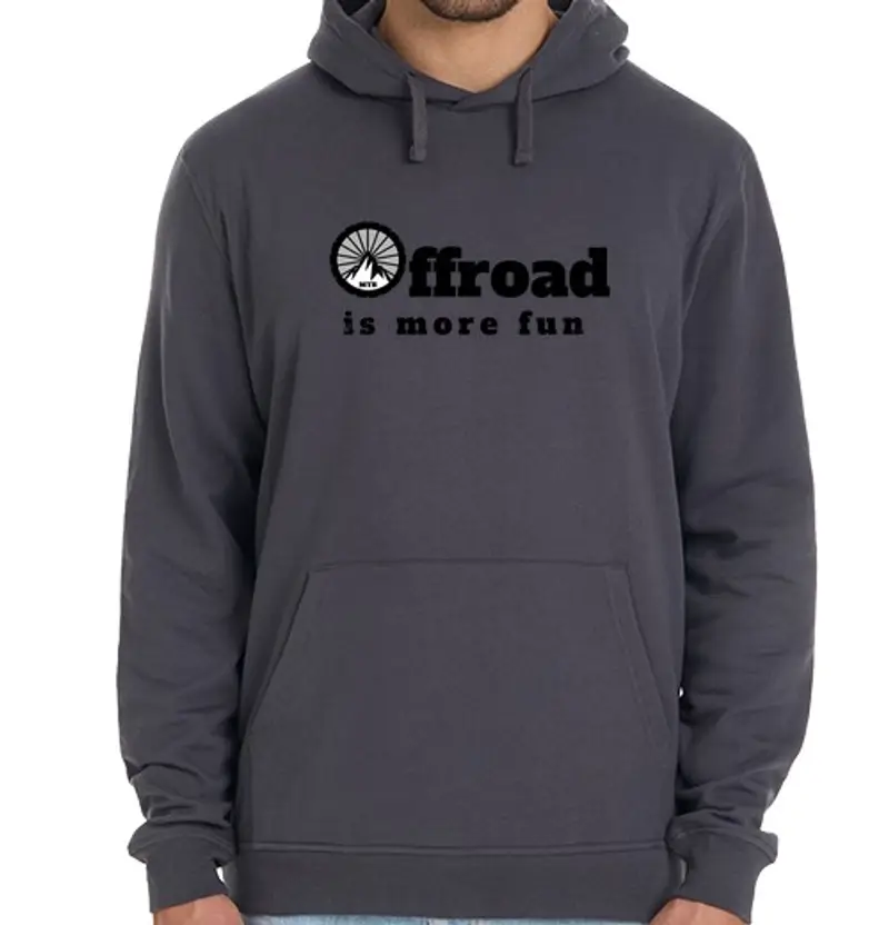 Felpa unisex con cappuccio Off-road Is More Fun - Mountain Bike