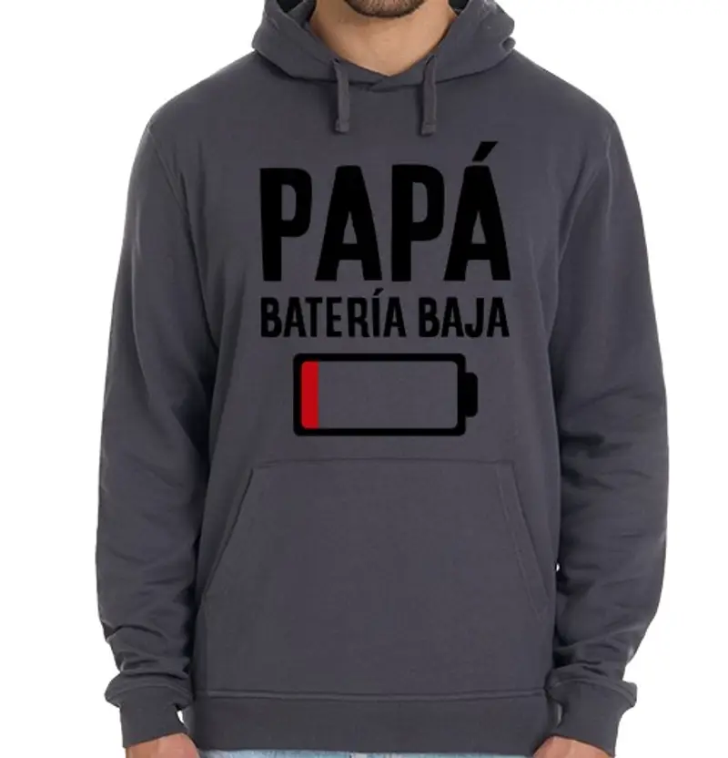 Felpa unisex con cappuccio Papà bat pipelining bassa