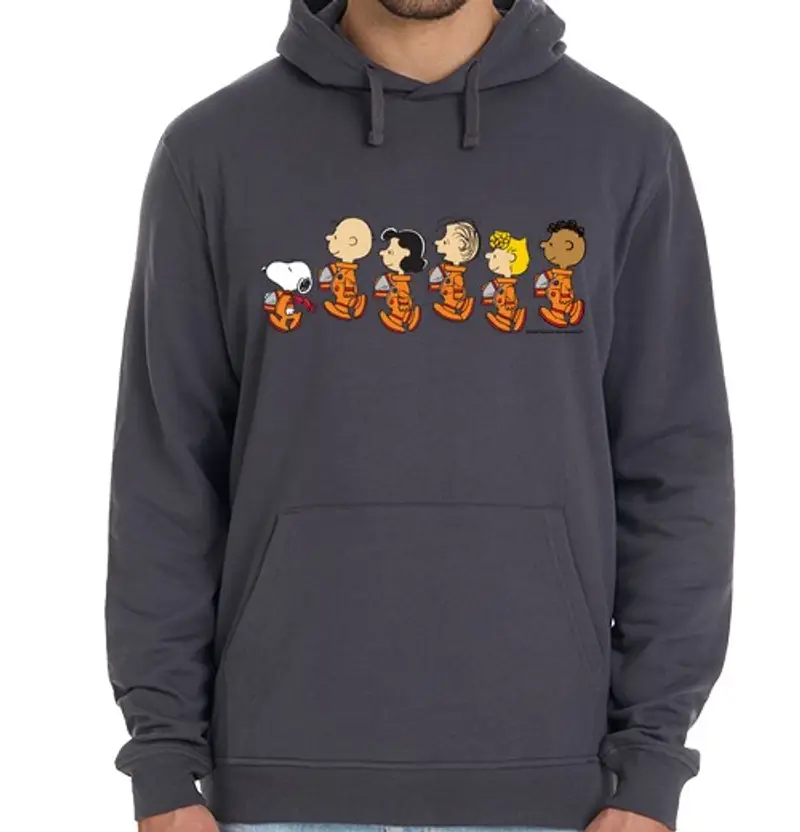 Felpa unisex con cappuccio Peanuts Astronauts