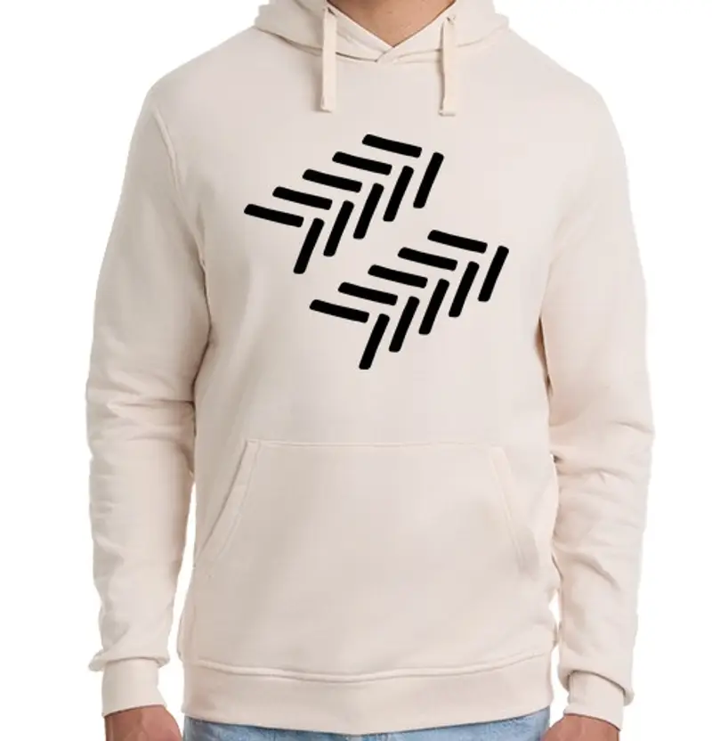 Felpa unisex con cappuccio pneumatici skidmarks del trattore