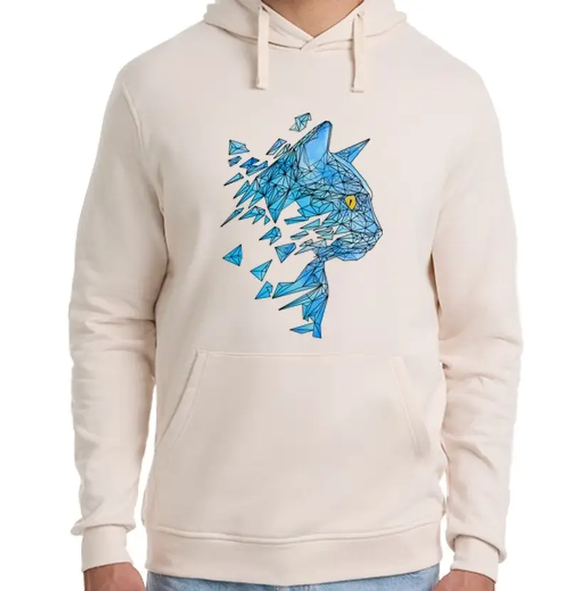 Felpa unisex con cappuccio Polycat