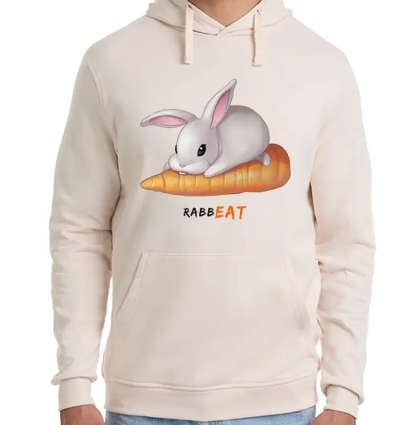 Felpa unisex con cappuccio RabbEAT