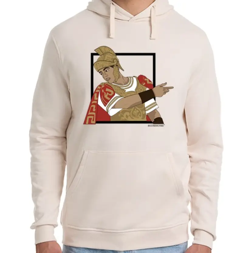 Felpa unisex con cappuccio raphaé de tri ana