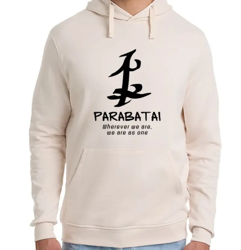 Felpa unisex con cappuccio Shadowhunters: Parabatai Rune (Black)