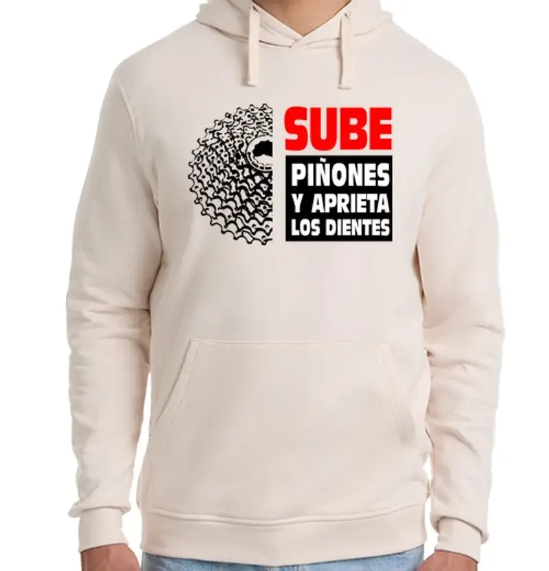 Felpa unisex con cappuccio si prepara