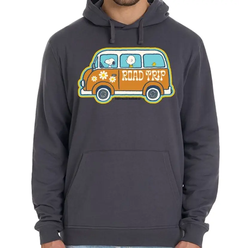 Felpa unisex con cappuccio Snoopy Roadtrip