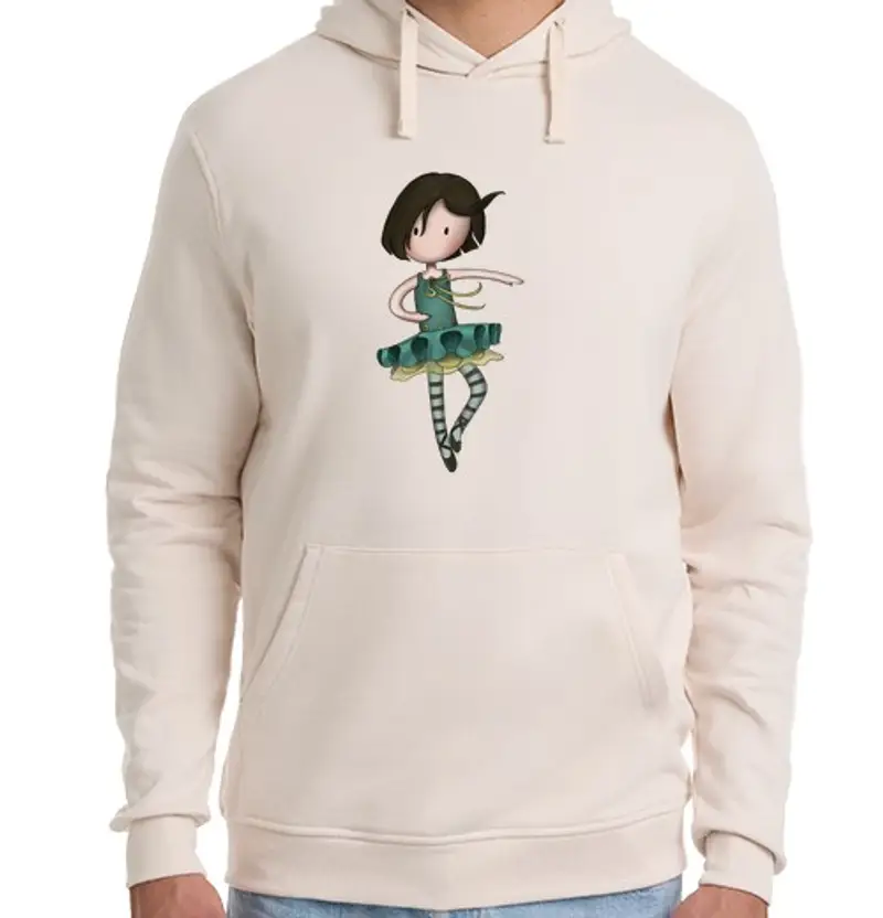 Felpa unisex con cappuccio stile ballerino gorjuss