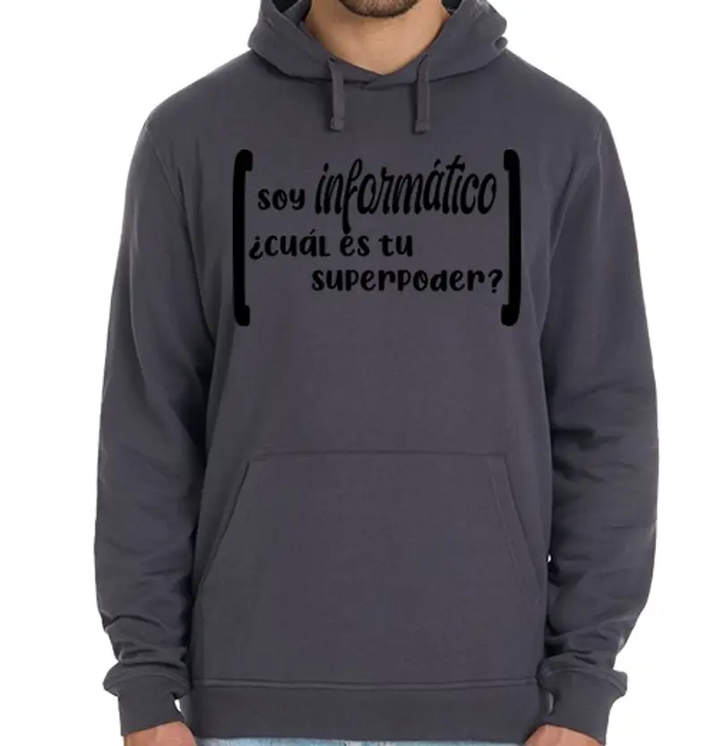 Felpa unisex con cappuccio super mansarda in form