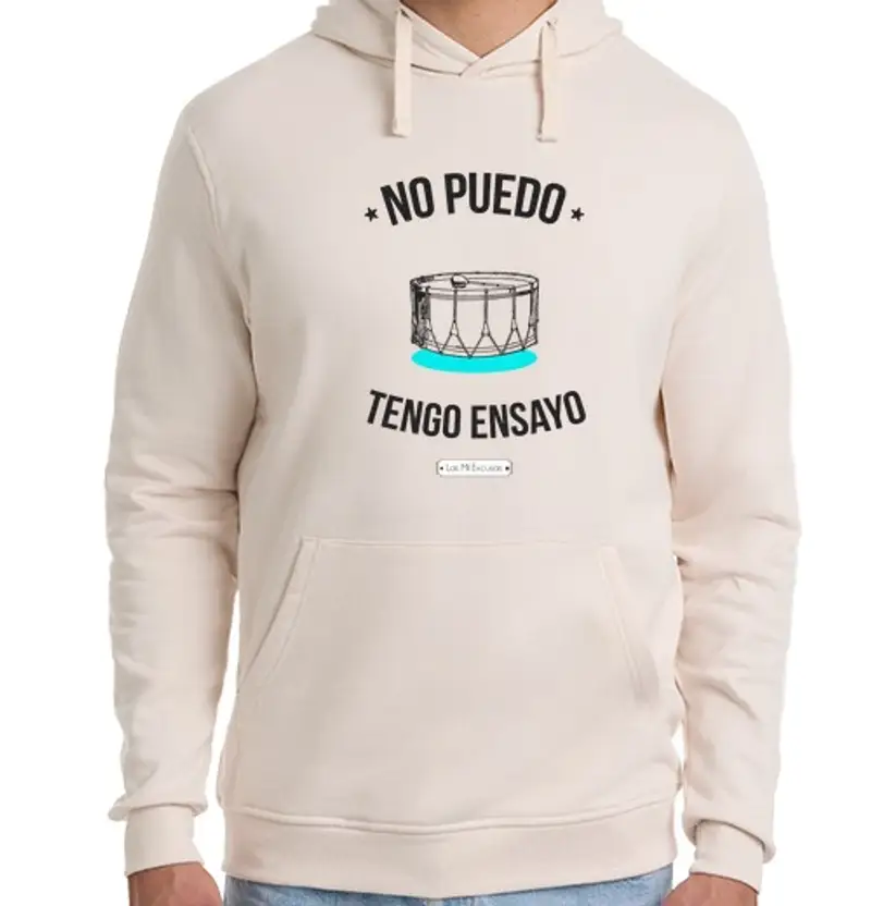 Felpa unisex con cappuccio tamburo