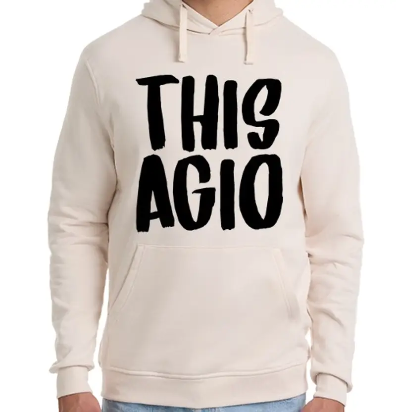 Felpa unisex con cappuccio This Agio