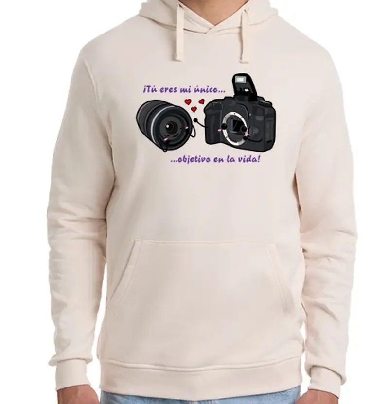 Felpa unisex con cappuccio Tu sei il mio unico obiettivo nlei vit