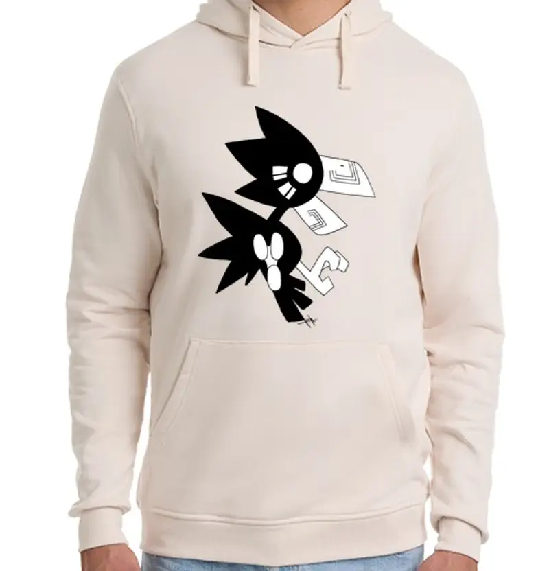 Felpa unisex con cappuccio tucan