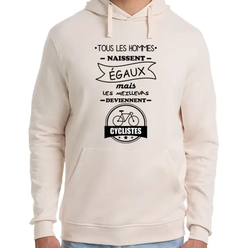 Felpa unisex con cappuccio tutti uomini ciclisti bici ciclisti