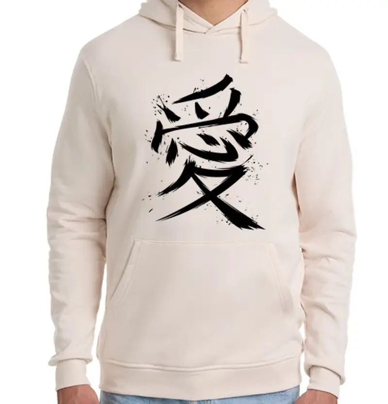 Felpa unisex con cappuccio Uomo, felpa con cappuccio, bianca