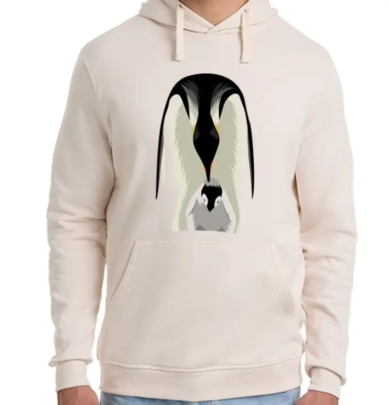 Felpa unisex con cappuccio Uomo, felpa con cappuccio, bianca