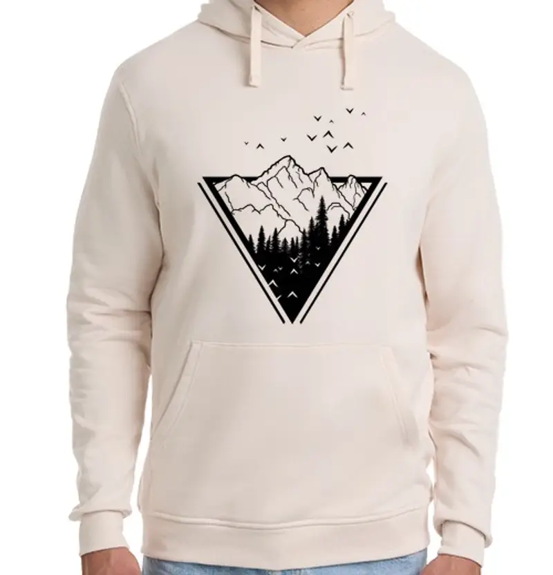 Felpa unisex con cappuccio Uomo, felpa con cappuccio, bianca