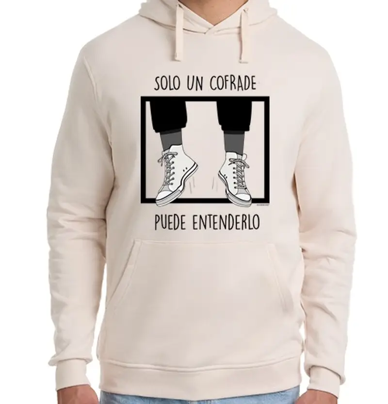 Felpa unisex con cappuccio Uomo, felpa con cappuccio, bianca