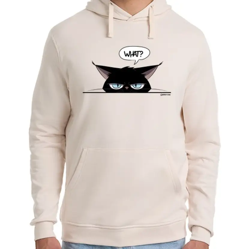 Felpa unisex con cappuccio Uomo, felpa con cappuccio, bianca