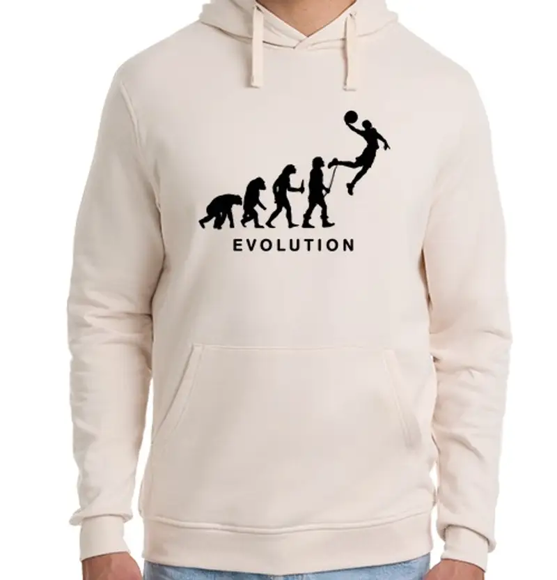 Felpa unisex con cappuccio Uomo, felpa con cappuccio, bianca