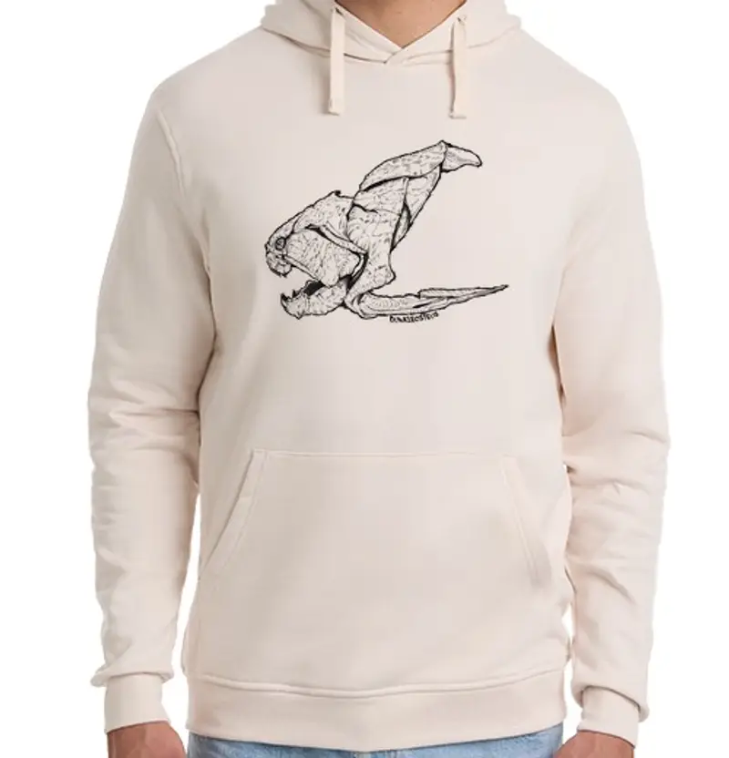 Felpa unisex con cappuccio Uomo, felpa con cappuccio, bianca