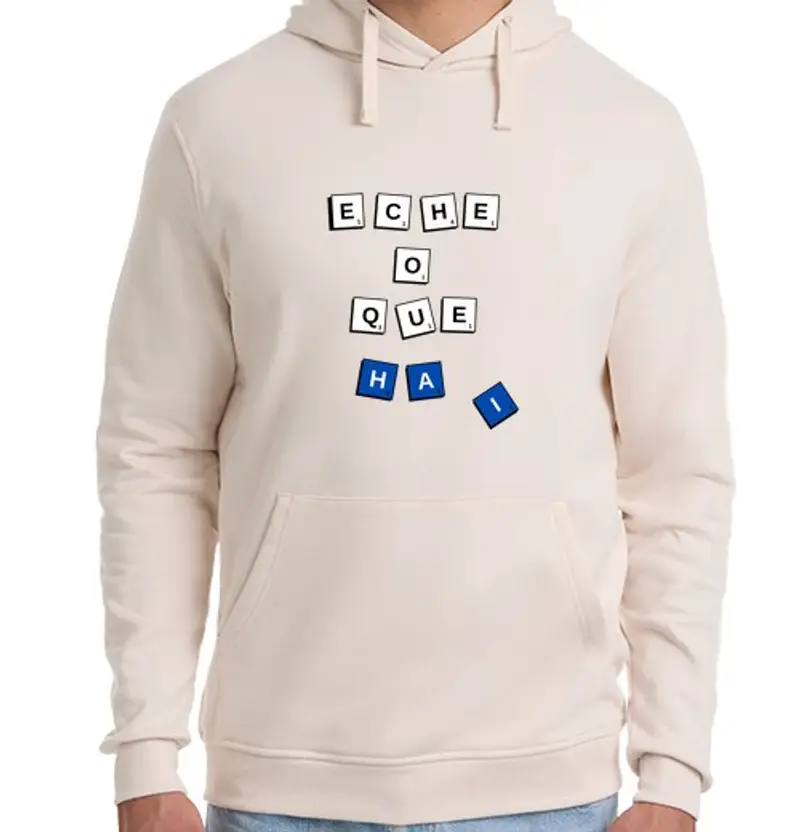 Felpa unisex con cappuccio Uomo, felpa con cappuccio, bianca