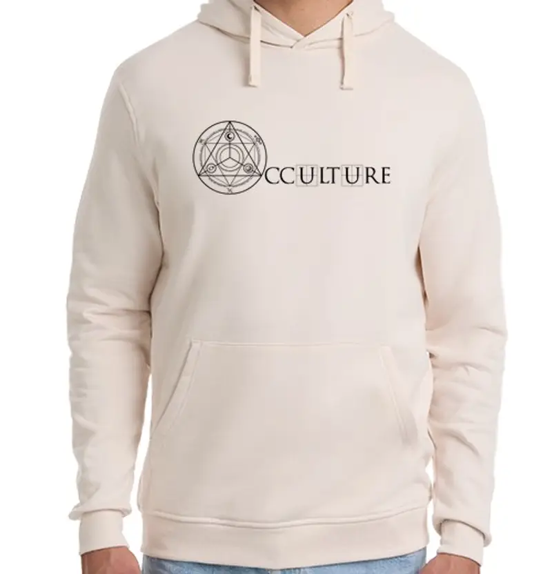 Felpa unisex con cappuccio uomo in felpa nera con due lati