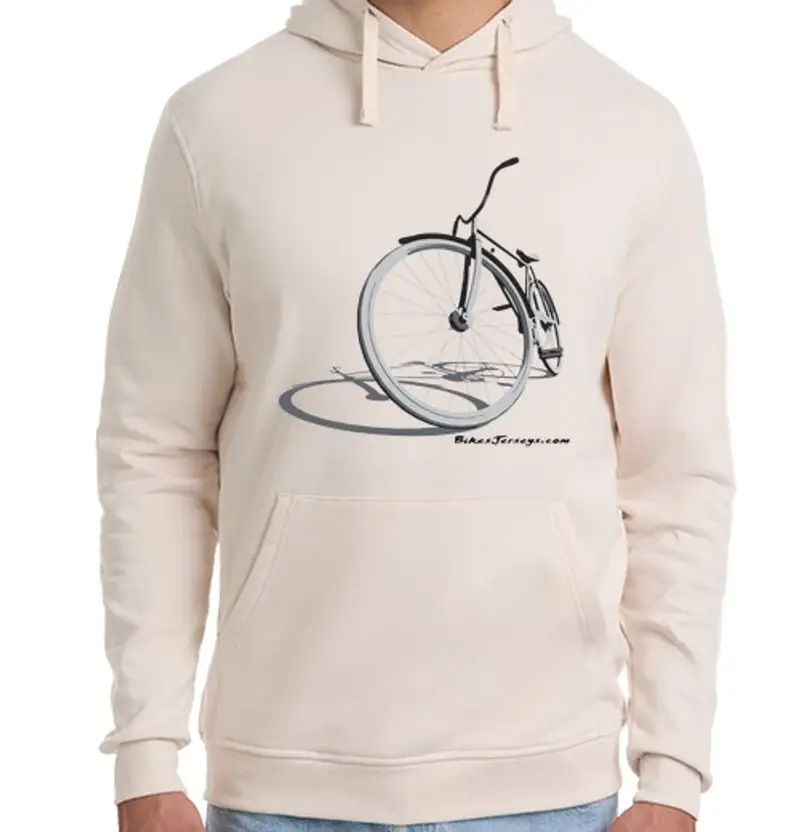 Felpa unisex con cappuccio vintage siluet