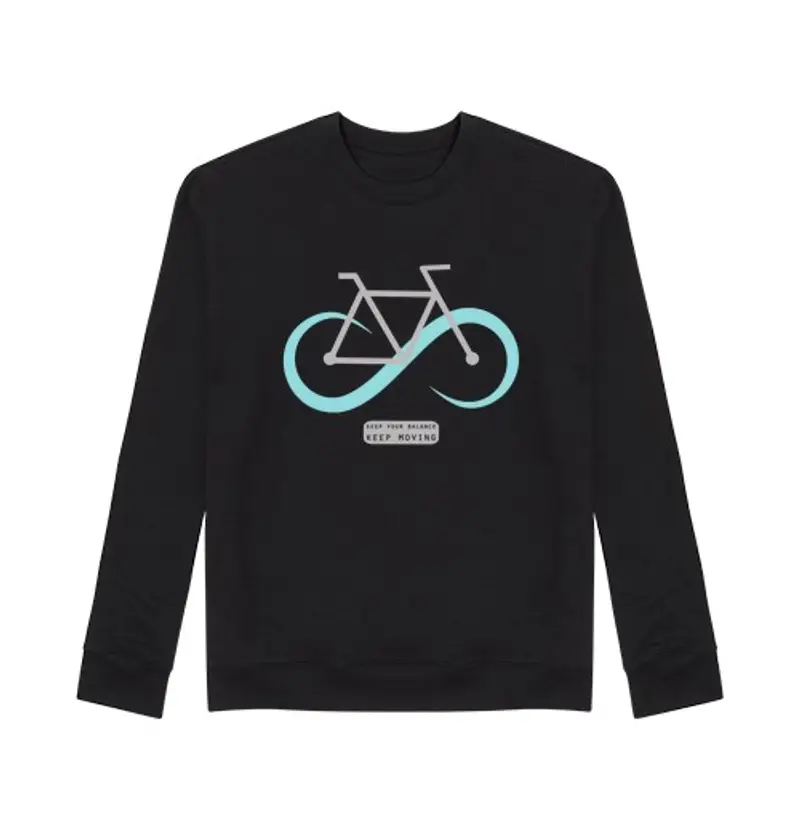 Felpa unisex continua a muoverti