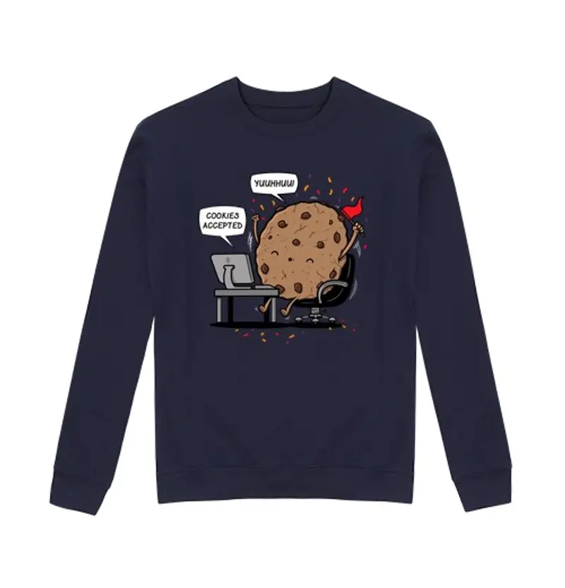 Felpa unisex cookie accettati