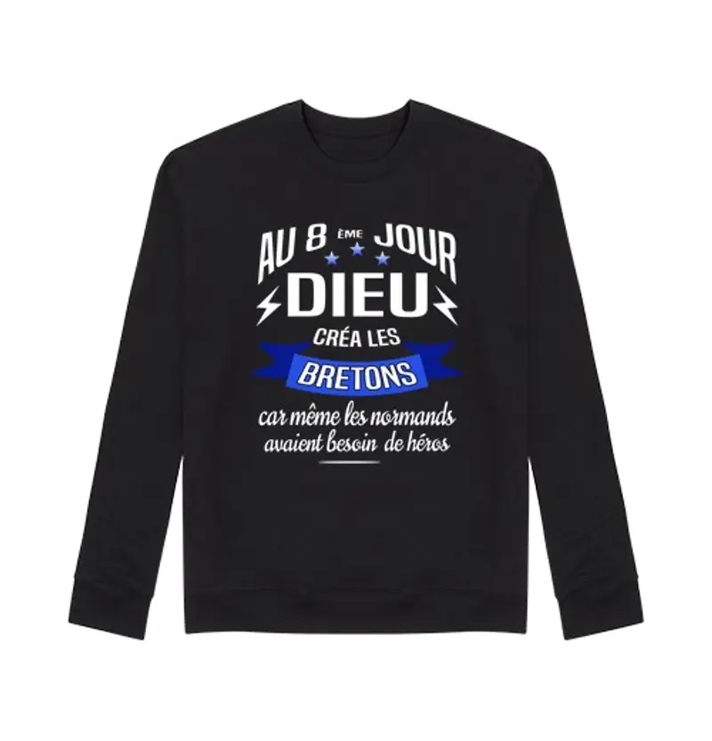 Felpa unisex Dio ha creato il dono concreto umorismo