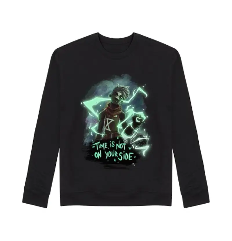 Felpa unisex ekko arcane felpa maschile