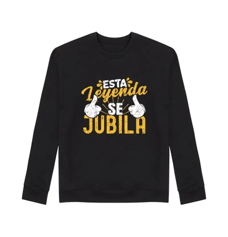 Felpa unisex esta l eye nda se jubila regalo jubilac