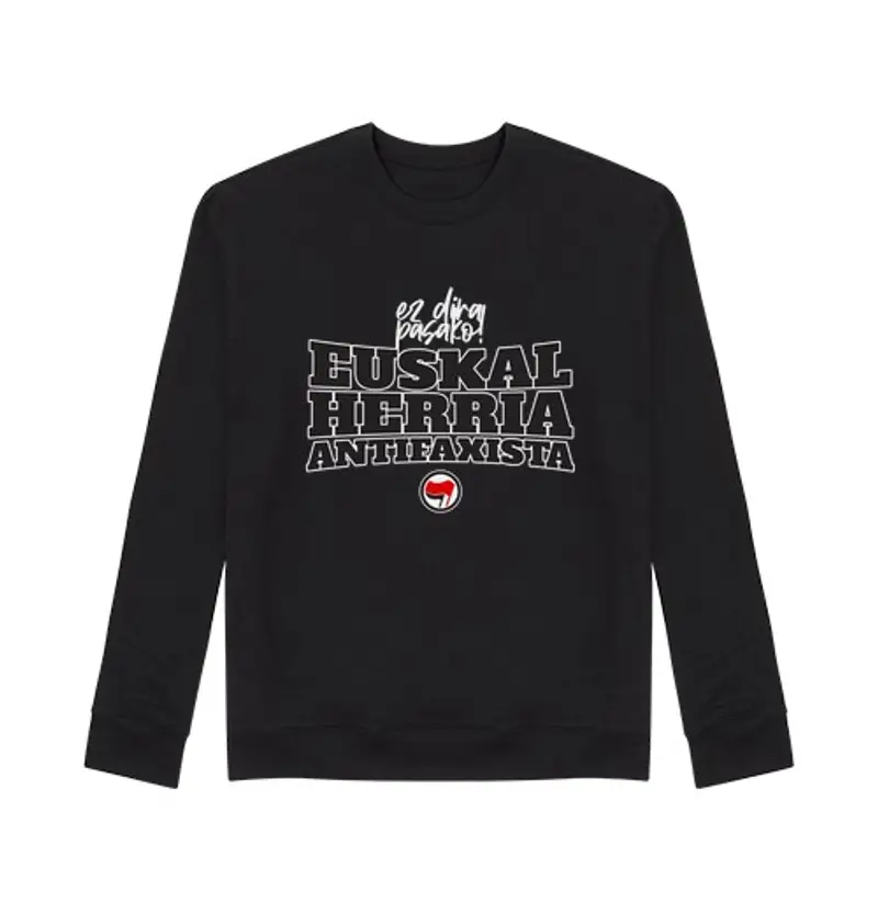 Felpa unisex euskal herria antifascista xista
