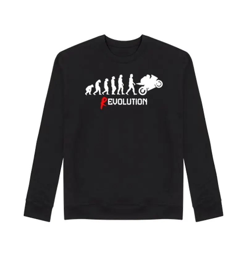 Felpa unisex evoluzione