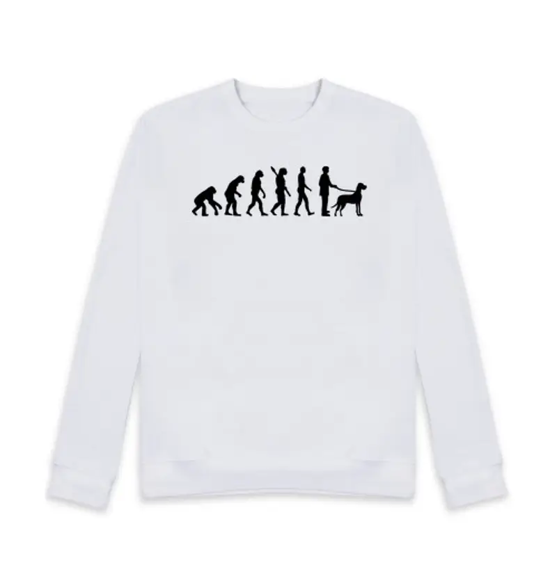 Felpa unisex evoluzione alano