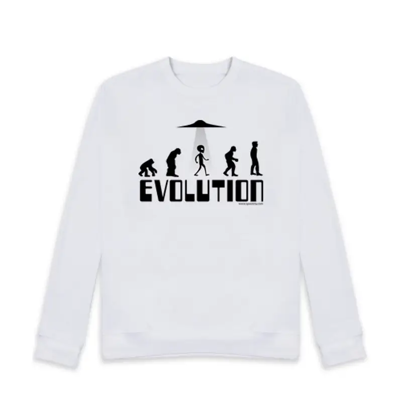 Felpa unisex evoluzione ovni