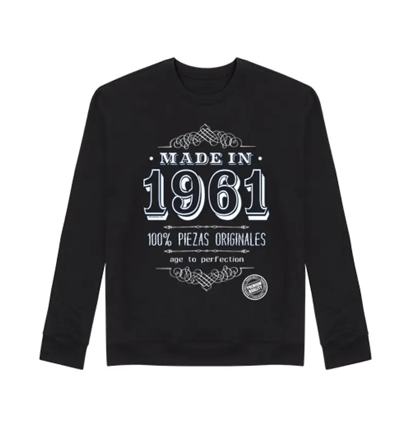 Felpa unisex fatto nel 1961