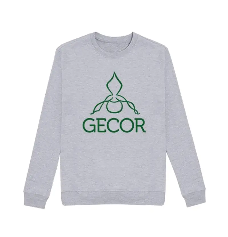 Felpa unisex felpa ecologica grigia unisex