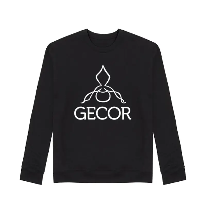 Felpa unisex felpa ecologica nera unisex