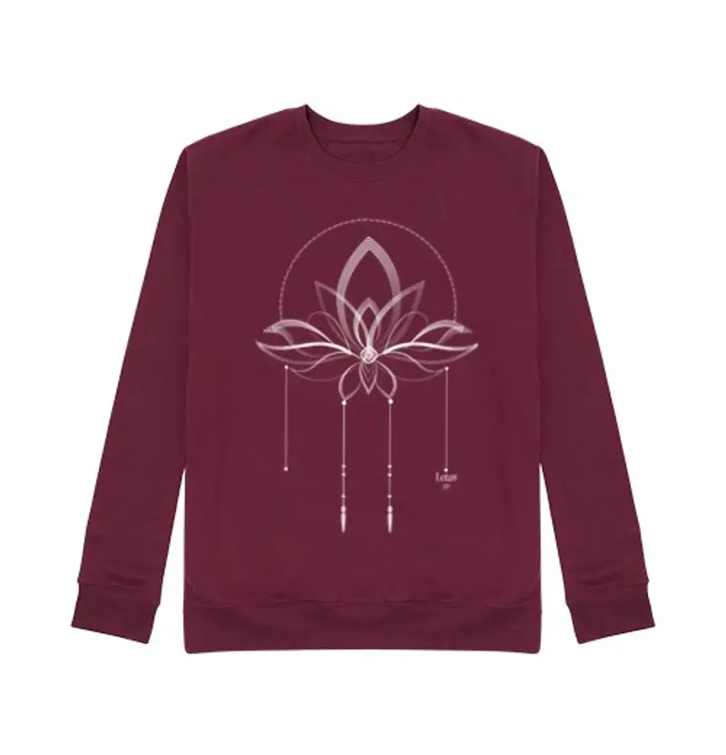 Felpa unisex fiore di loto sacro