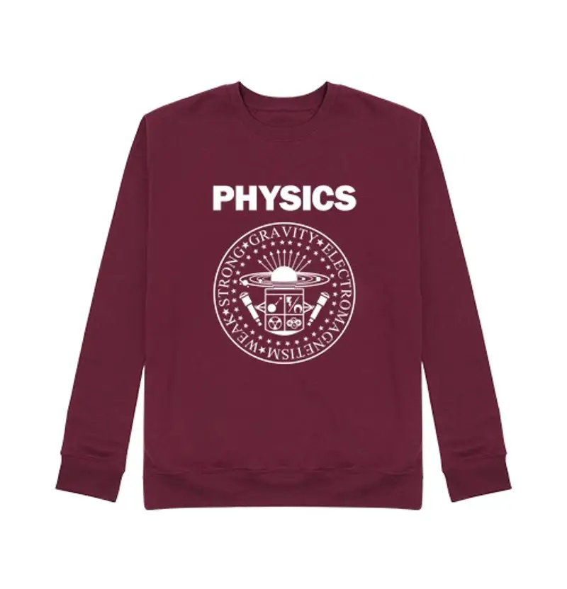 Felpa unisex fisica rock s