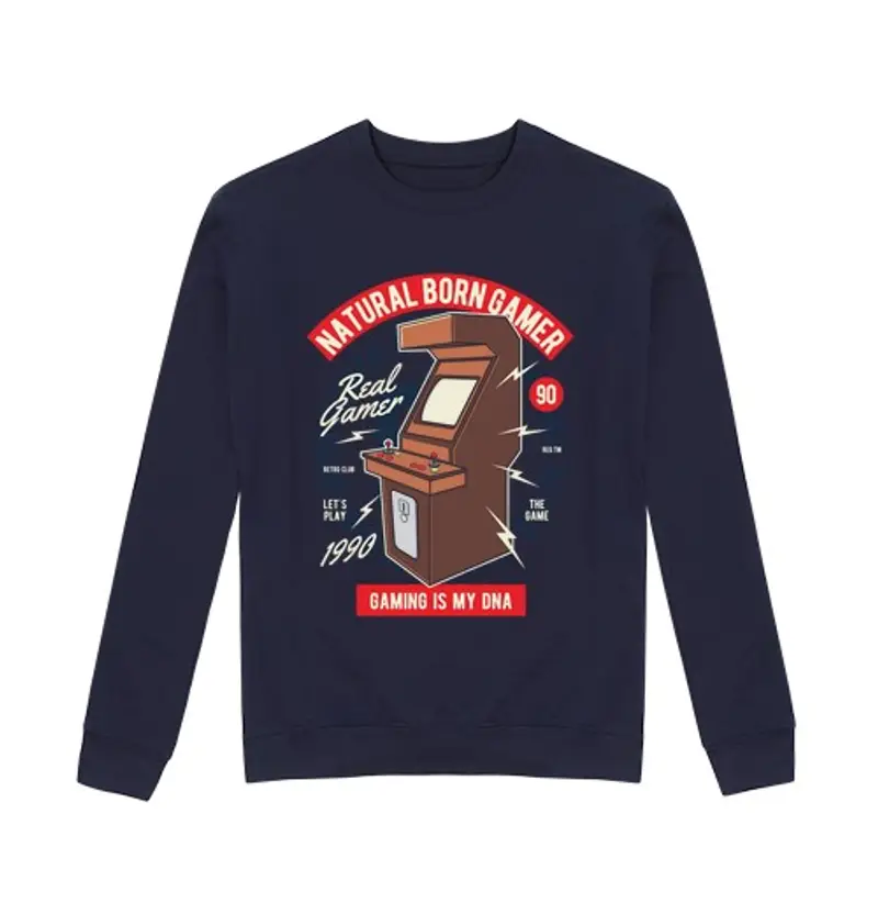 Felpa unisex giocatore born naturale