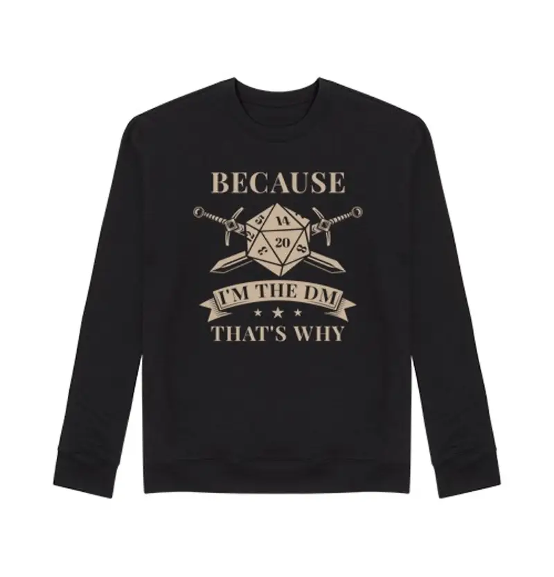 Felpa unisex gioco di ruolo da maestro del gioco da