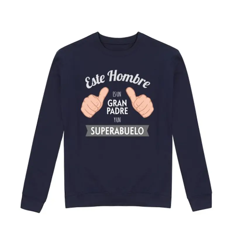 Felpa unisex grande padre e superabuelo (sfondo scuro)