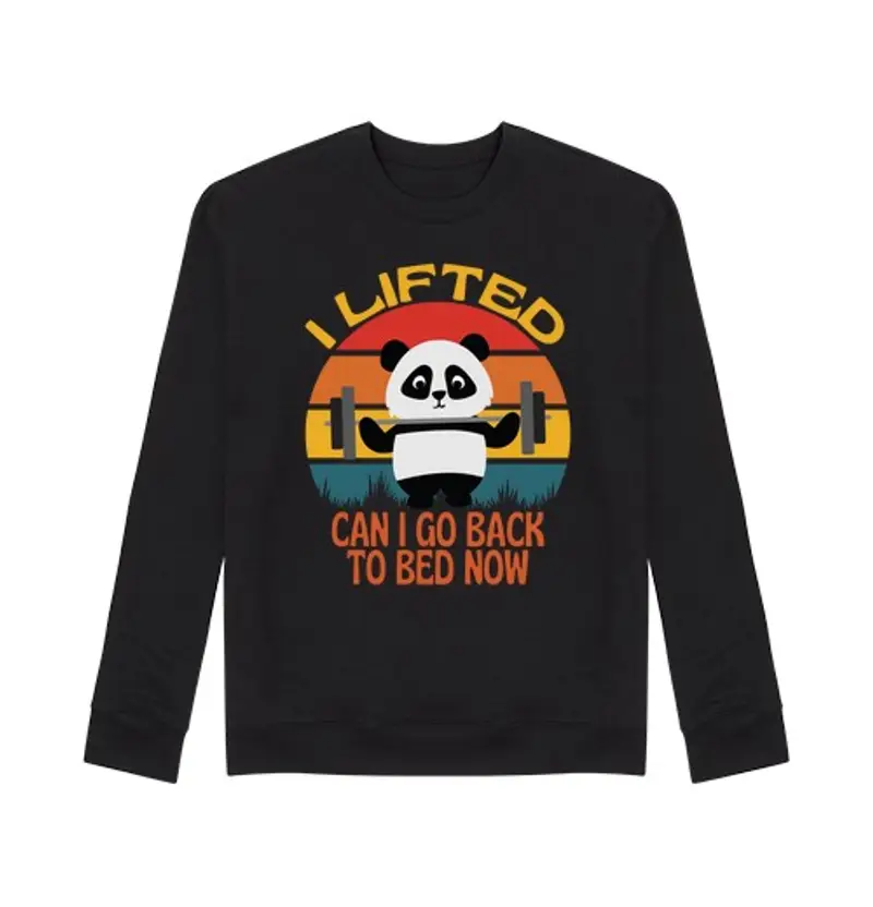 Felpa unisex ho alzato posso tornare a letto ora pan