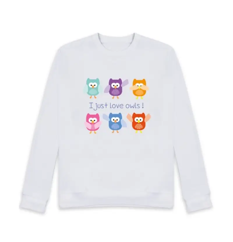 Felpa unisex ho appena amore gufi