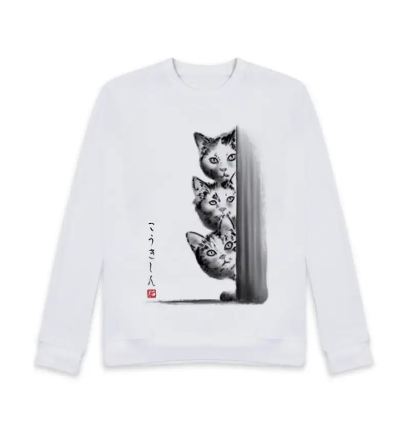 Felpa unisex i three curiosi