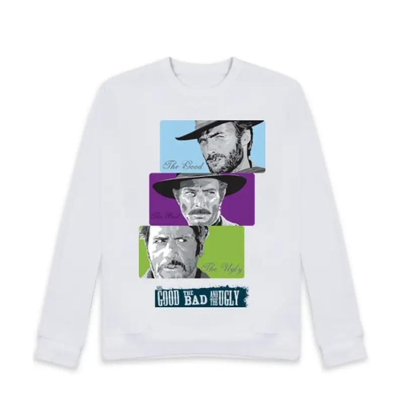 Felpa unisex il buono il brutto e il cattivo
